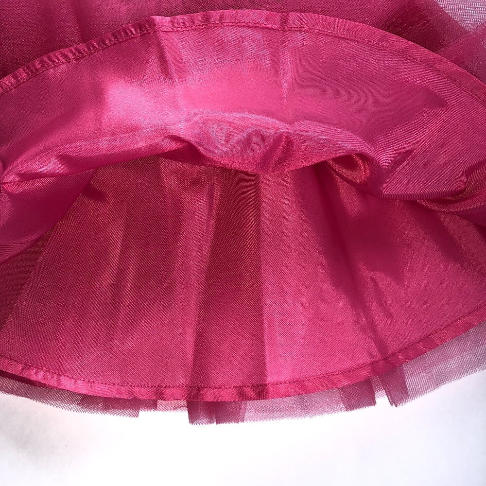 NWT GYMBOREE Girls Hot Pink Tulle Tutu Skirt Size 4T - Picture 4 of 7